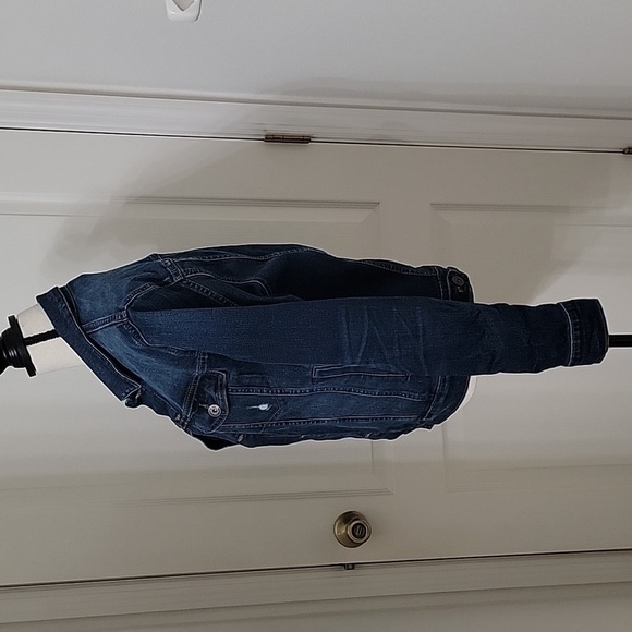 Goodfellow & Co Size S Med-Dk Wash Denim Trucker Jacket Excellent Used Condition - Picture 4 of 12